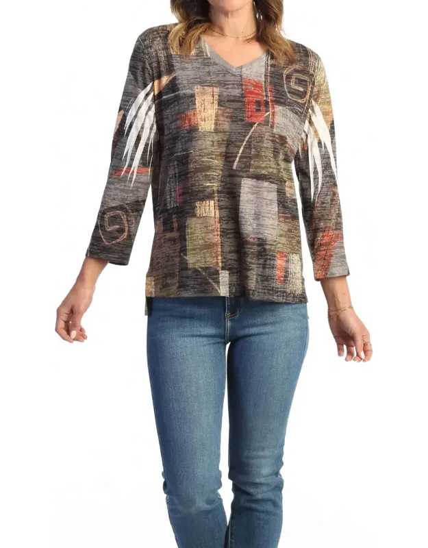 Burnout High Low Top