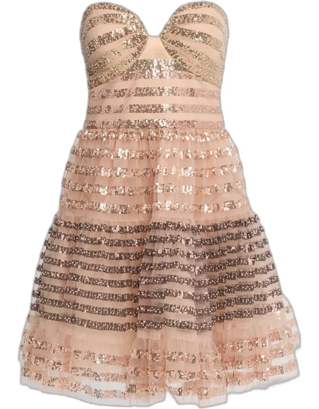 Ombre Sequin Mini Dress
