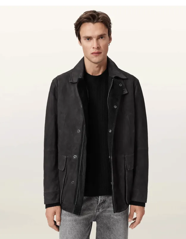 Bolton Waxed Suede Coat