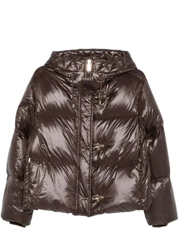 Jacket Quilted Design Toggle Fastening Long Sleeves