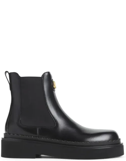 Beatle Vlogo Signature T 30 Boots, Round Toe, Gold-tone V-logo
