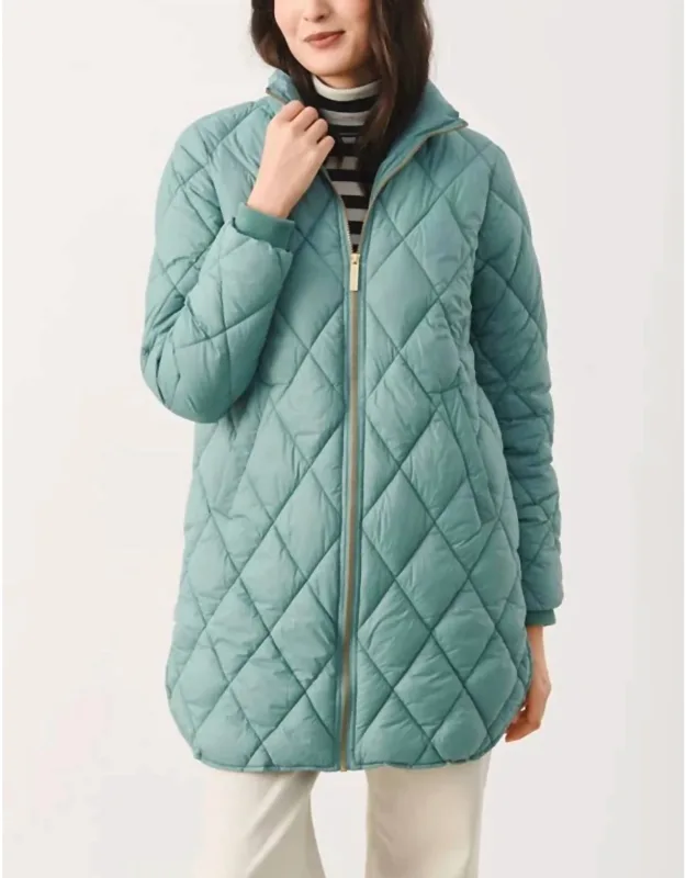 Trellis Puffer Coat