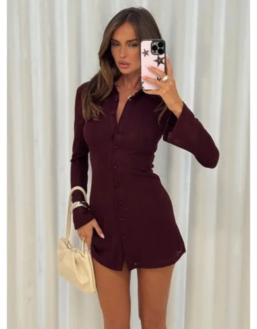 When You Sleep Long Sleeve Mini Dress