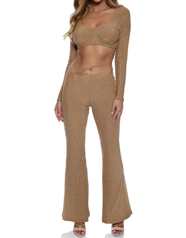 Low Rise Flare Pants