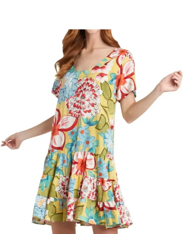 Scoop Neck Mini Dress