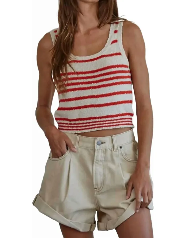 Knit Sweater Tank Top