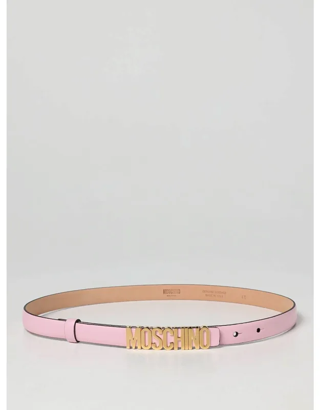 Leather Belt With Logo