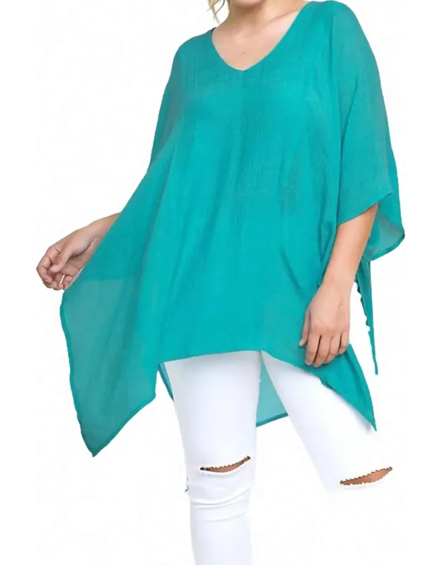 V-neck Caftan Tunic