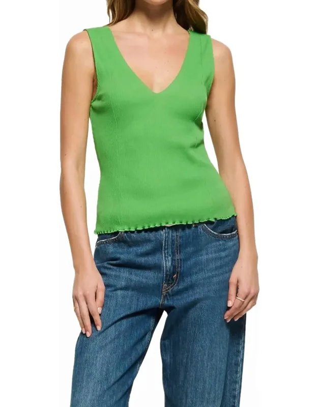 Reese V-neck Tank Top
