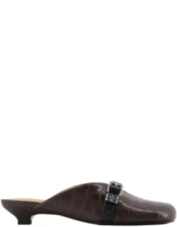 Sue Kitten Croco Sandals