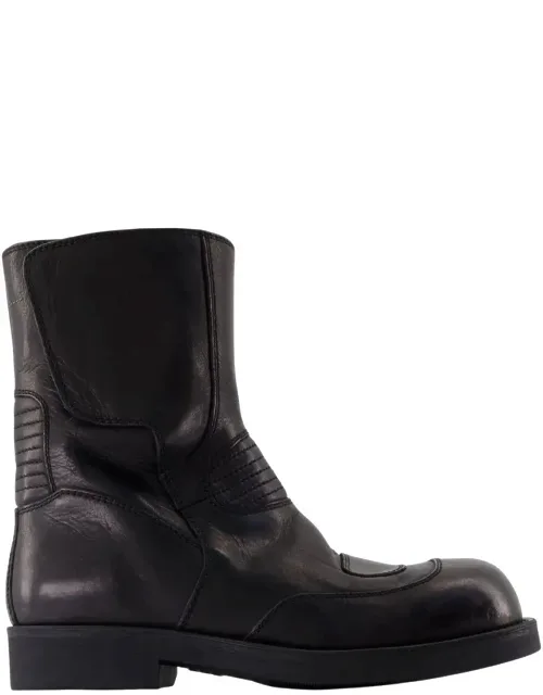 Mm6 Ankle Boots - Smooth Calfskin, Slip-on