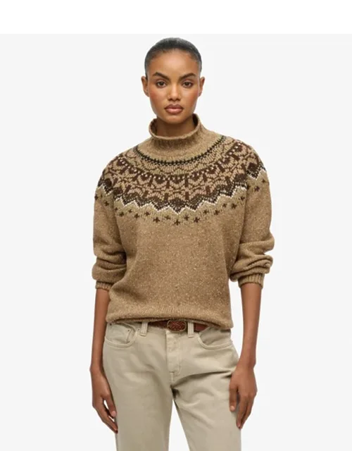 Fairisle High Neck Jumper