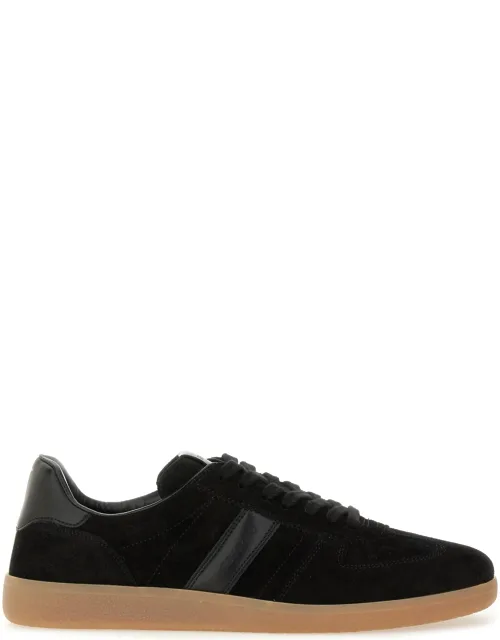 Leather Sneakers With Logo