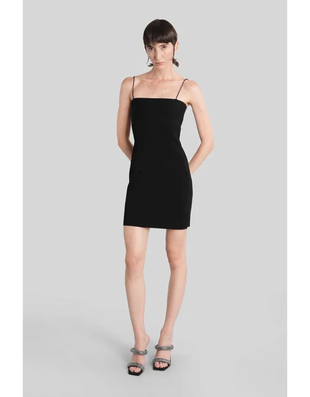 Mini Dress With Cut Out Detail And Logo Elastic Band