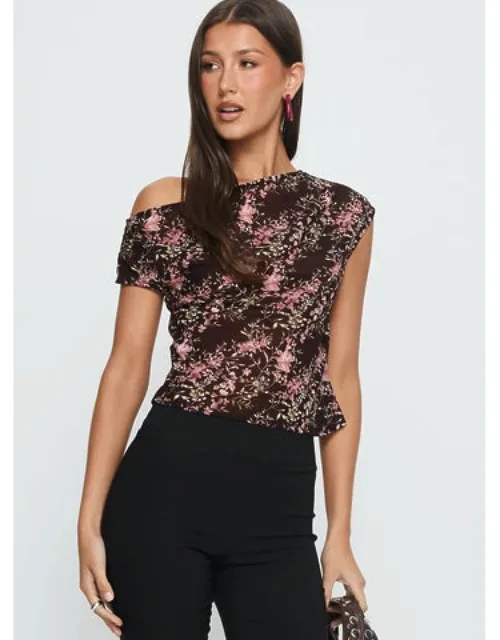 Justyna Sheer Off-shoulder Top