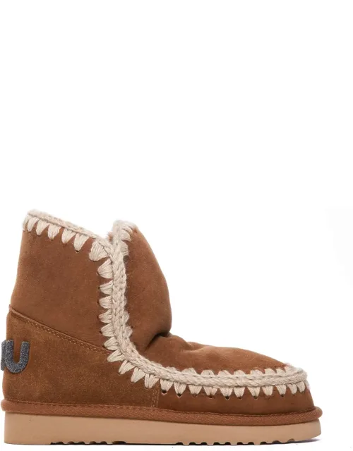 Boots Suede Upper Glitter Logo