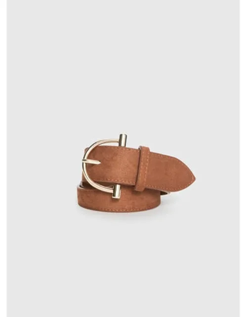 Runey Faux Suede Belt