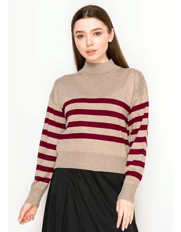 Knit Sweater With Stripes