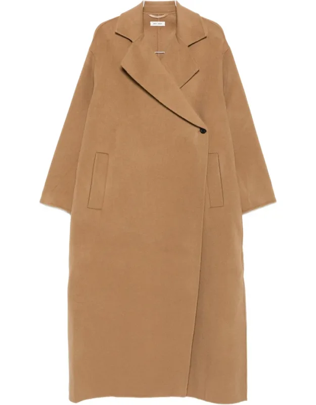 Double-breasted Patch-pocket Coat