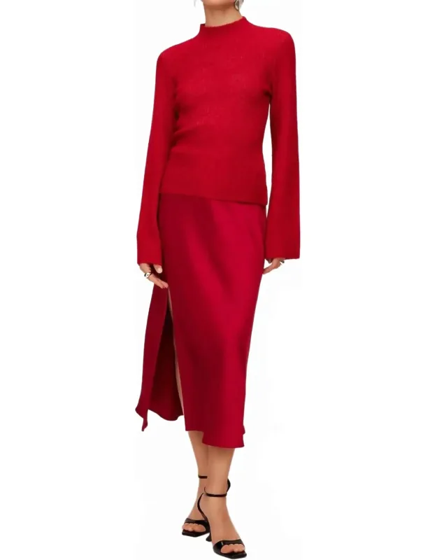 Brielle Flare Sleeve Sweater Top
