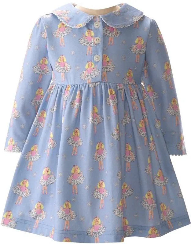 Snowflake Dancers Jersey Dress