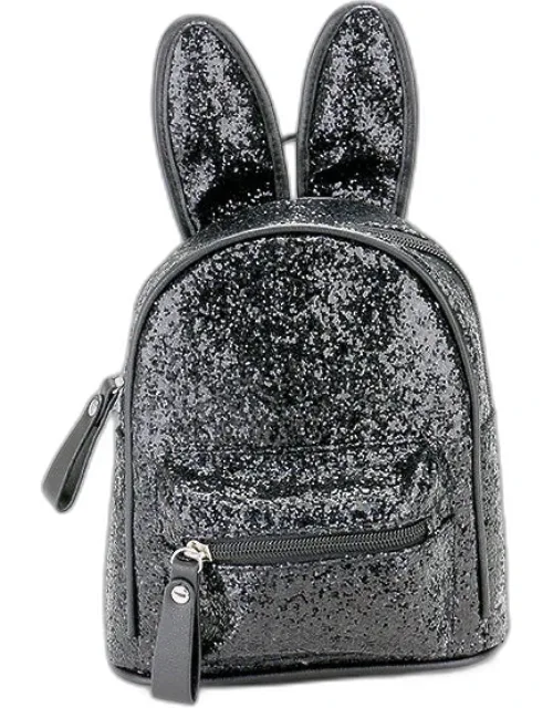 Sequin Cute Bunny Ears Mini Backpack