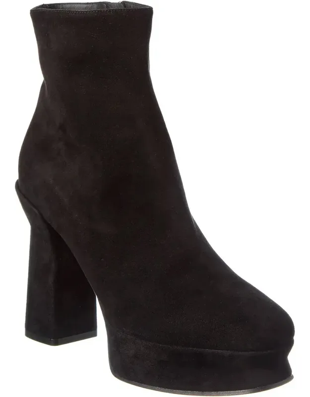 Suede Platform Bootie