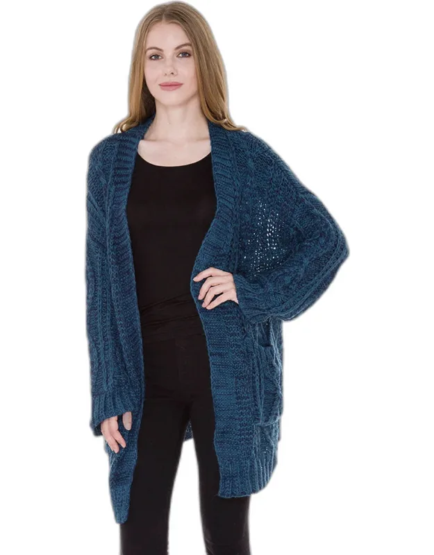 Front Pocket Knit Cardigan