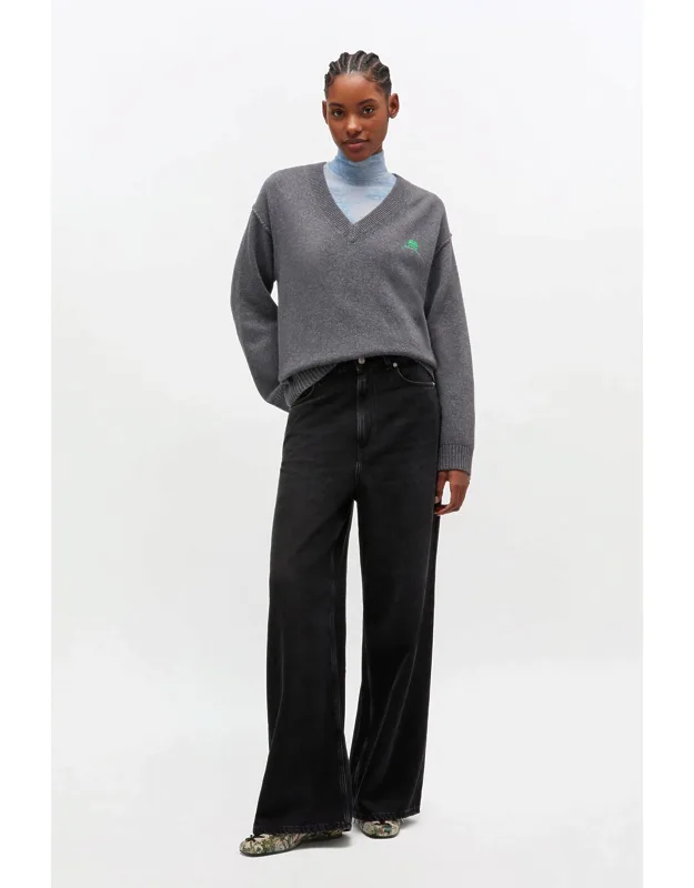 Wool Mix V-neck Jumper