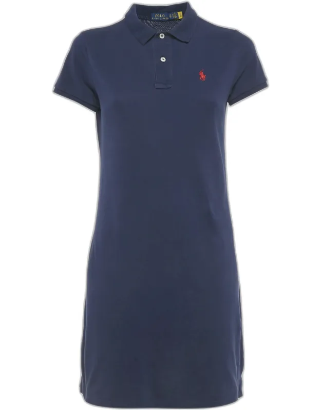 Cotton Mini Polo Dress