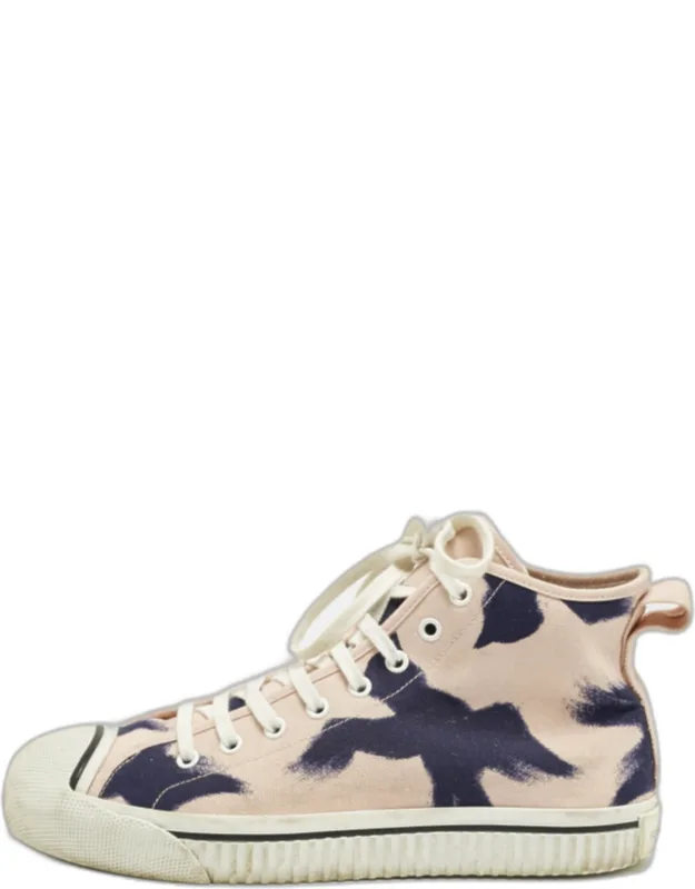 Painted Bird Canvas High Top Sneakers