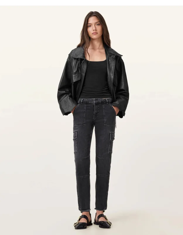 Duran Skinny Denim Cargo Jeans