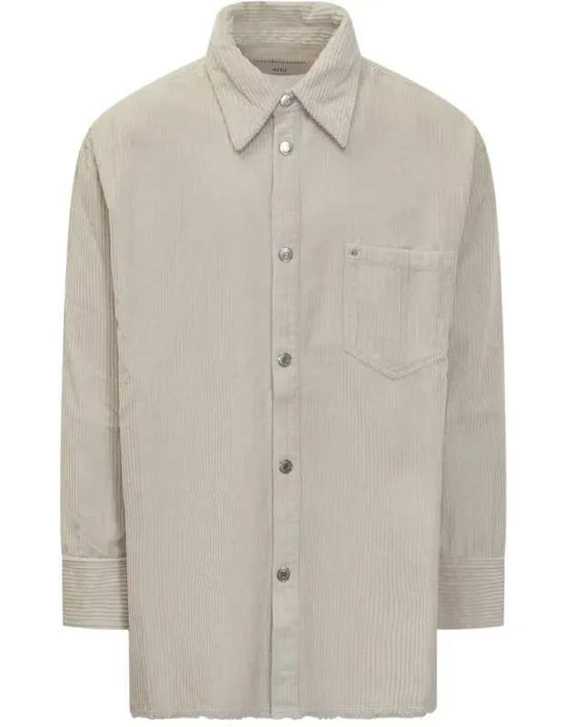 Corduroy Shirt With Pocket