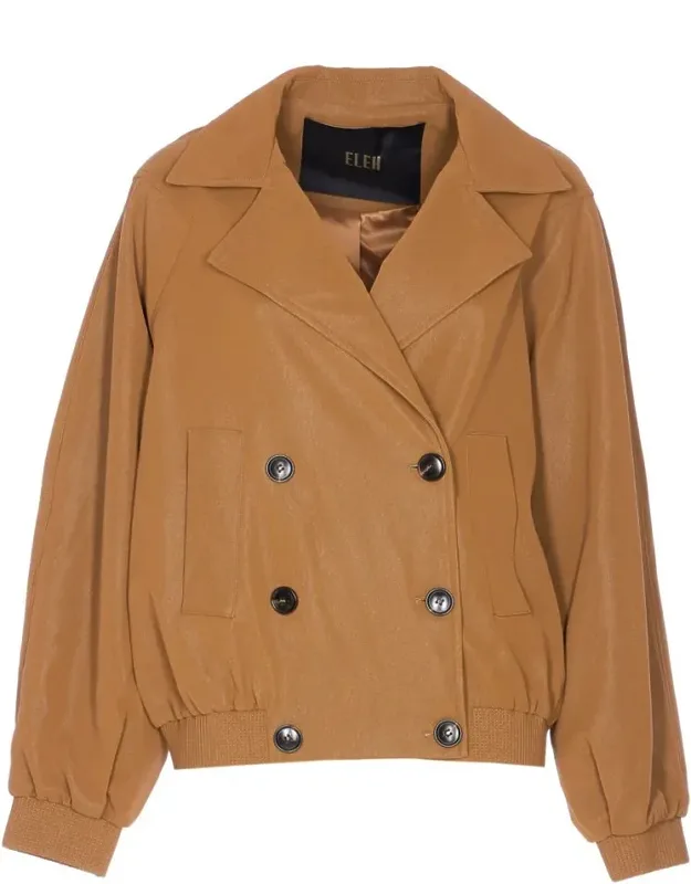 Jacket With Frontal Buttons Closure And Double Button Closure