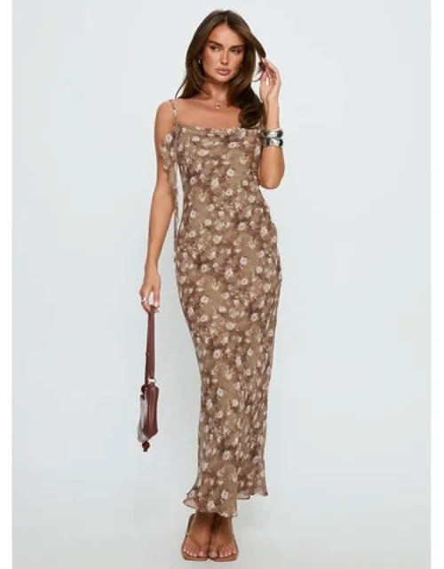 Cowl Neck Maxi Dress