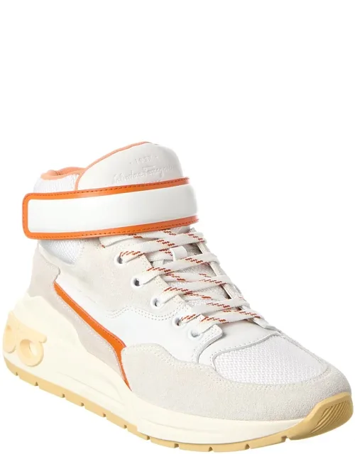 Leather High-top Sneakers