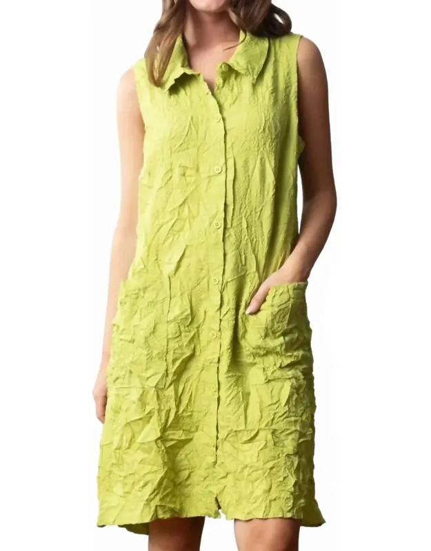 Hi-low Pocket Dress