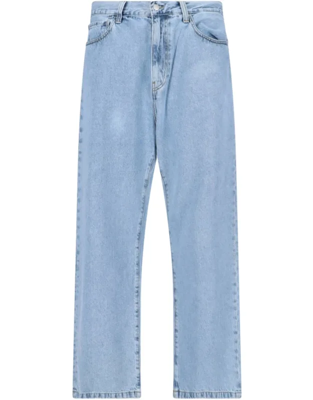 'landon Jeans With Belt Loops And Five Pocket Design'