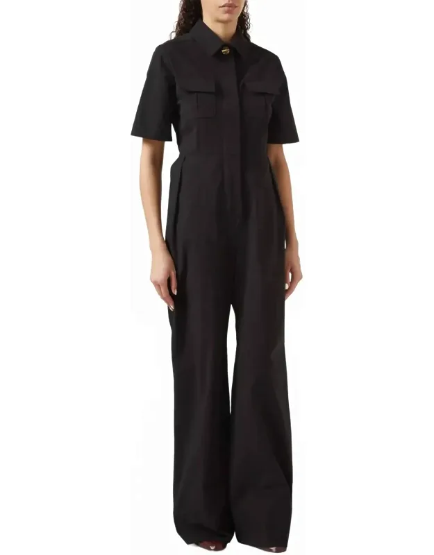 Cargo Open Back Jumpsuit