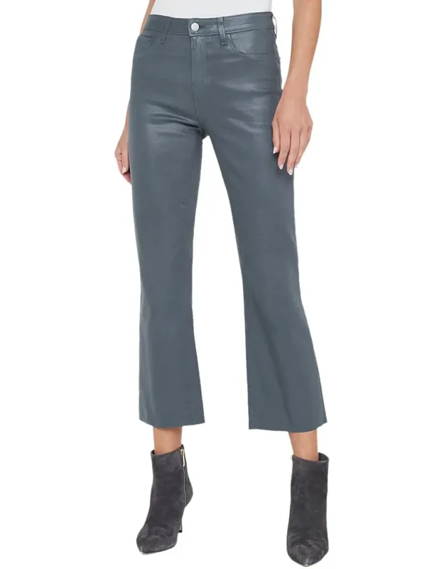 Kendra High-rise Crop Flare Jeans