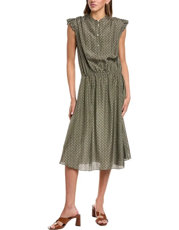 Silk Midi Dress