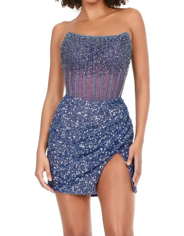 Strapless Cocktail Dress
