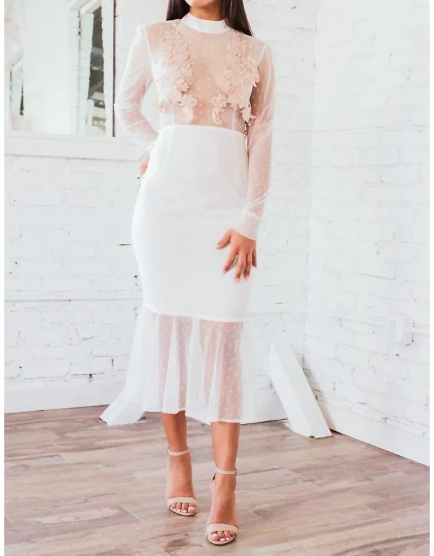Sheer Lace Dress