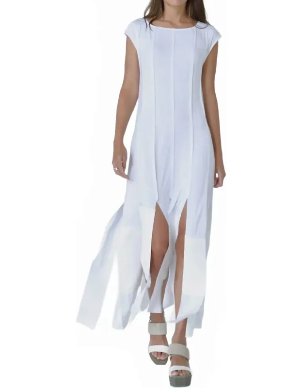 Motion Panel Maxi Dress