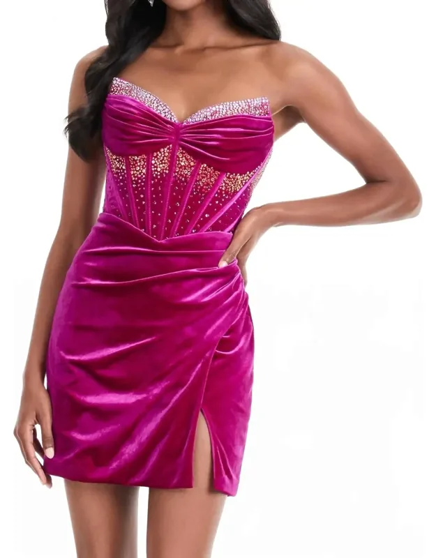 Velvet Mini Dress