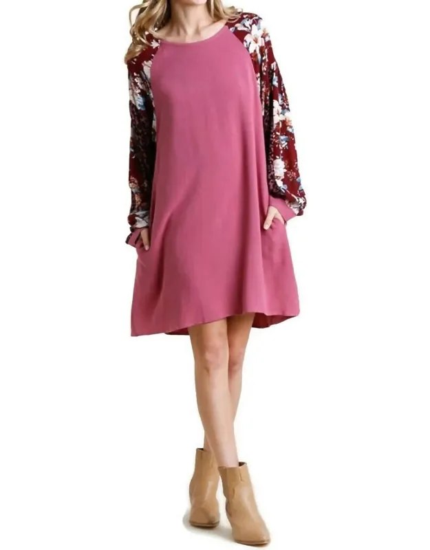 Floral & Animal Pocket Dress