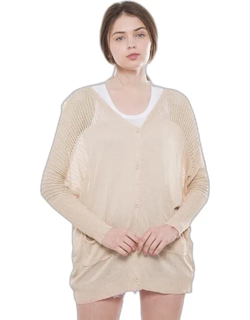 Solid Front Cardigan
