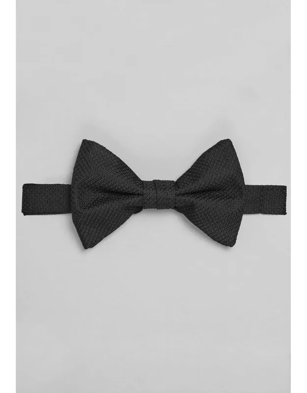 Textured Pre-tied Bow Tie