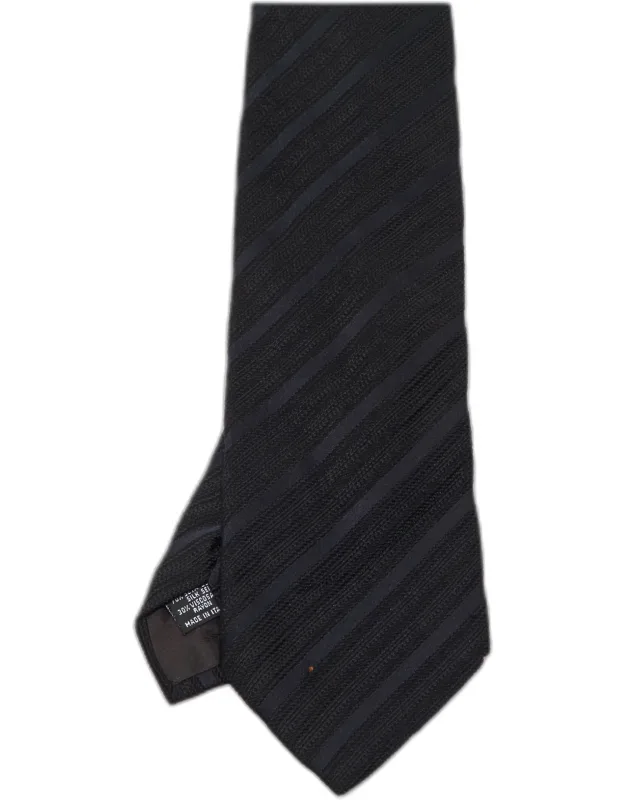 Striped Jacquard Silk Tie