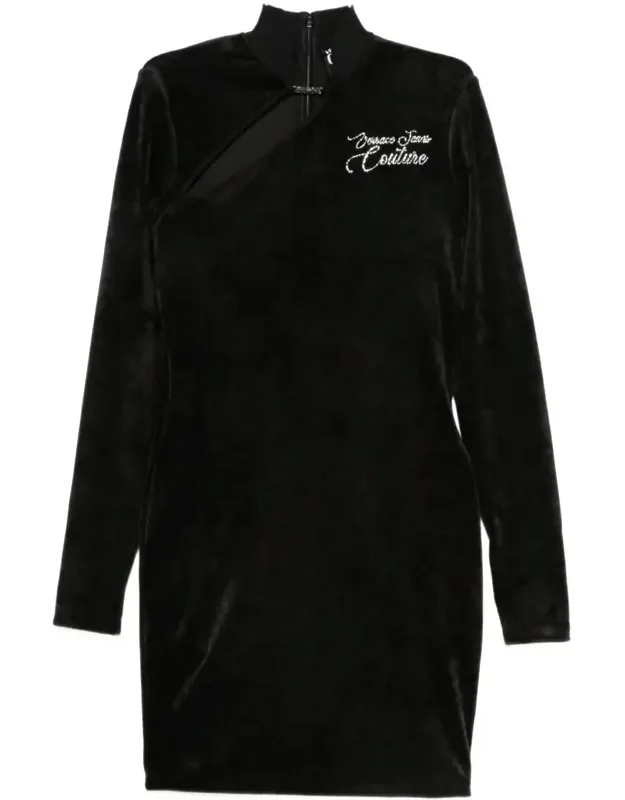 Dress With Cut-out Detail And Long Sleeves